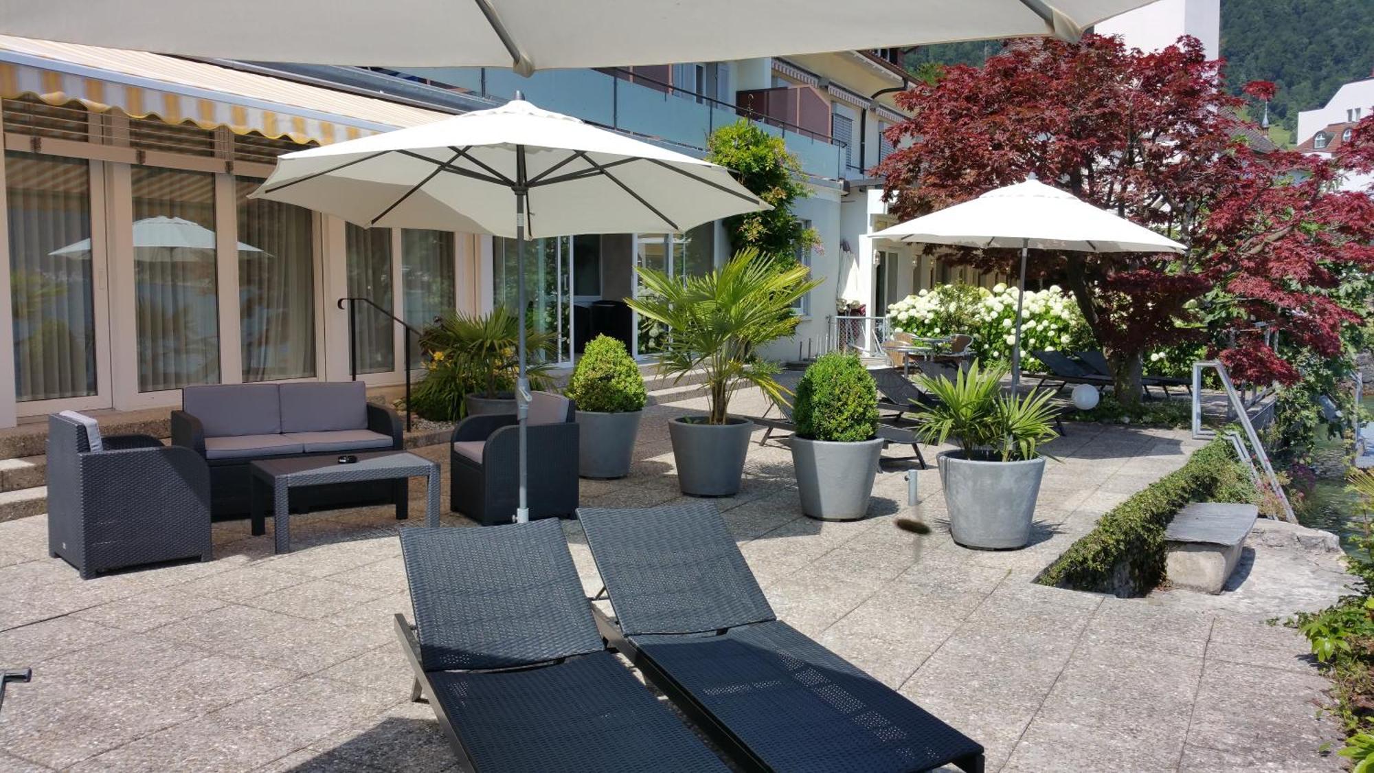 Garni-Hotel Frohburg - Beau Rivage Collection Weggis Buitenkant foto